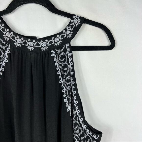 MARKET & SPRUCE Tianna Embroidered Halter Dress NWT in Large - Picture 4 of 4